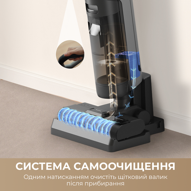 Аккумуляторный моющий пылесос Dreame H12S (HHR30B) - изображение 12