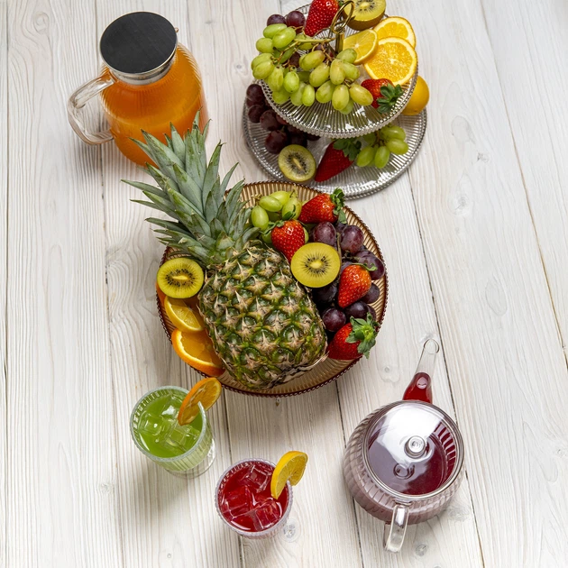 Сервірувальне блюдо Ambition Curly Янтарне 25 см (5904134676092) - зображення 3