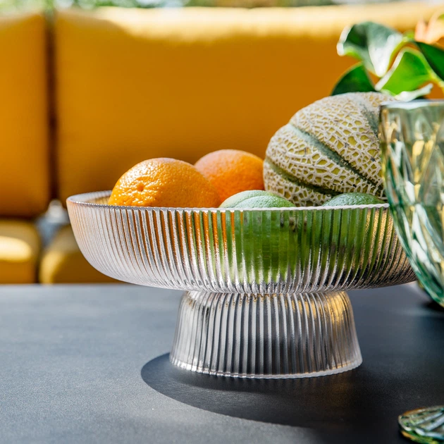 Сервірувальне блюдо Ambition Curly Прозоре 25 см (5904134676085) - зображення 6