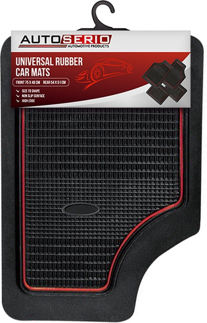 Комплект автомобільних килимків Autoserio PVC 4 шт. (THM-27790/1) - зображення 1