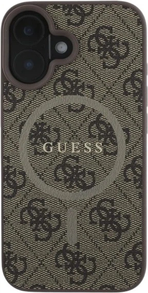 Панель Guess 4G Ring Classic Logo MagSafe для Apple iPhone 16 Brown (GUHMP16SG4GFRW) - зображення 2