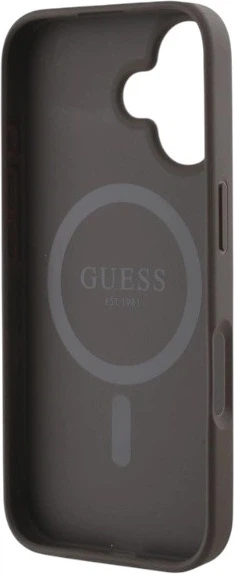 Панель Guess 4G Ring Classic Logo MagSafe для Apple iPhone 16 Brown (GUHMP16SG4GFRW) - зображення 7