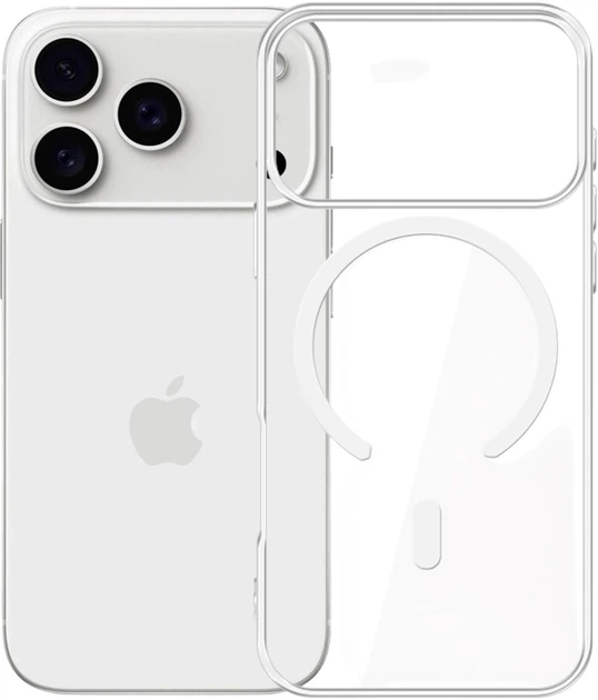 Etui plecki 3MK Clear MagCase do Apple iPhone 17 Pro Max Clear (5903108665056) - obraz 2