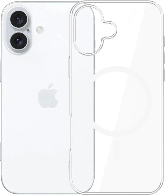 Etui plecki 3MK Clear MagCase do Apple iPhone 17 Clear (5903108664769) - obraz 2