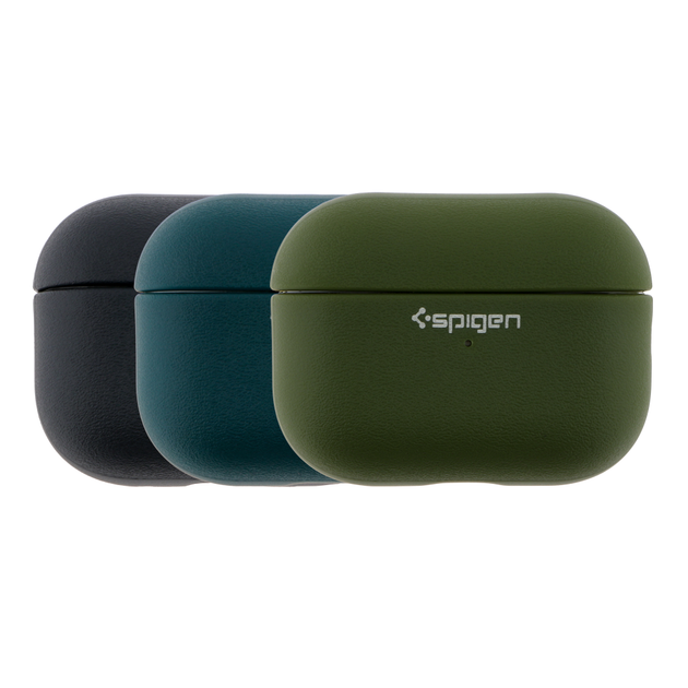 Чехол TPU Spigen Leather Armor для Airpods Pro 3, Pitch Green - изображение 2