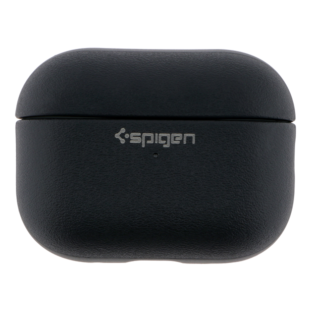 Чехол TPU Spigen Leather Armor для Airpods Pro 3, Black - Фото 1 Чехол TPU Spigen Leather Armor для Airpods Pro 3, Black - изображение 1