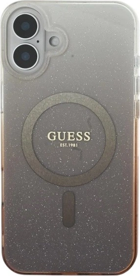 Панель Guess IML Glitter Gradient MagSafe для Apple iPhone 16 Brown (GUHMP16SHGRCELW) - зображення 2