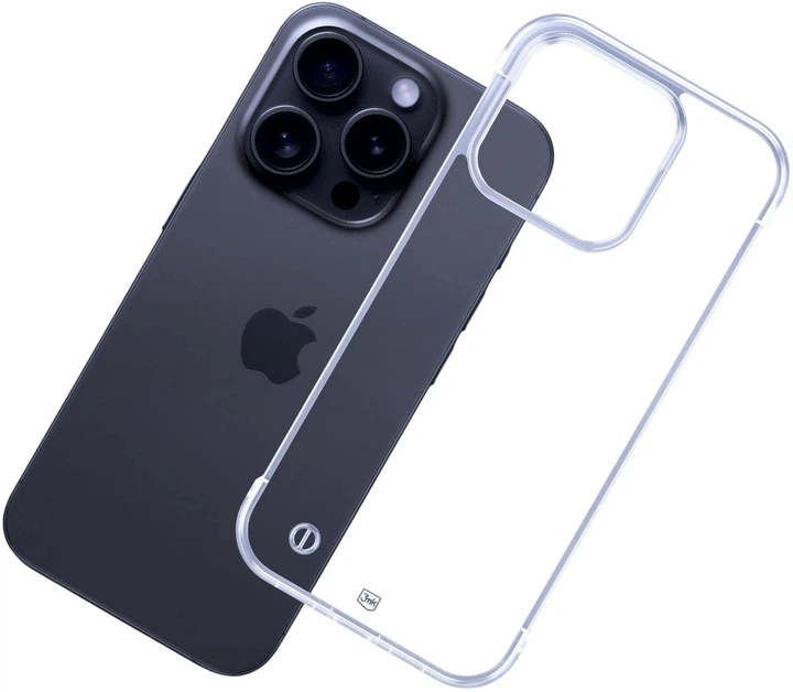 Etui plecki 3MK Just20g Clear Case do Apple iPhone 13 Pro Clear (5903108609388) - obraz 2