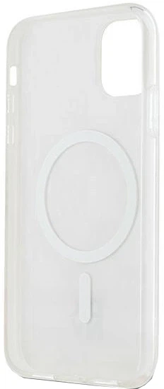 Панель DKNY IML Checkered Mono Pattern & Printed Stripes MagSafe для Apple iPhone 11 / Xr Pink (3666339268978) - зображення 6