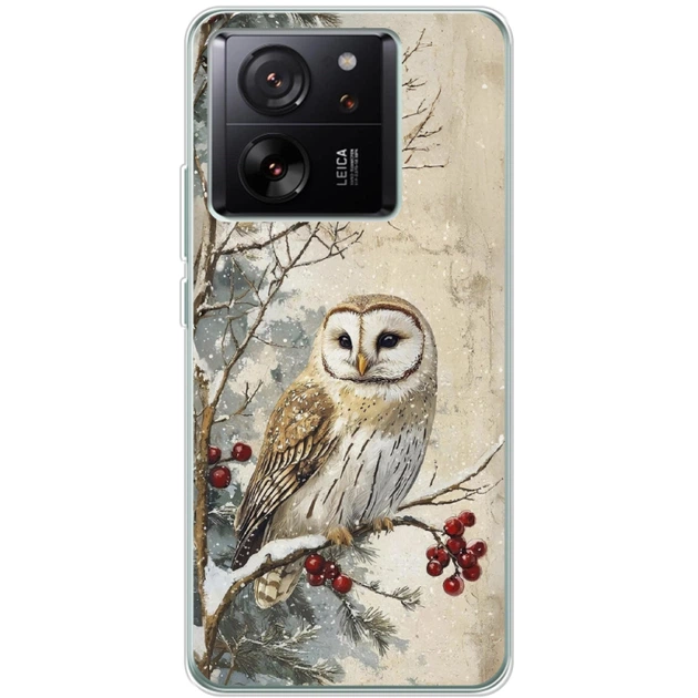 Силіконовий чохол BoxFace Xiaomi 13T Pro Christmas Owl (50456-up2645) - Фото 1 Силіконовий чохол BoxFace Xiaomi 13T Pro Christmas Owl (50456-up2645) - зображення 1