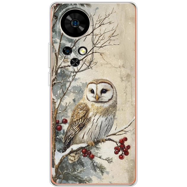 Силиконовый чехол BoxFace Ulefone Note 17 Pro Christmas Owl (65170-up2645) - Фото 1 Силиконовый чехол BoxFace Ulefone Note 17 Pro Christmas Owl (65170-up2645) - изображение 1