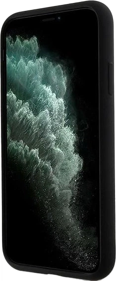 Etui DKNY Liquid Silicone White Printed Logo MagSafe do Apple iPhone 11 / Xr Black (3666339266592) - obraz 7