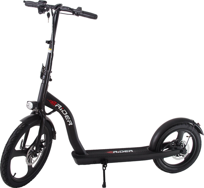 Hulajnoga elektryczna Rider Monster Czarna (5907518378049) - obraz 1