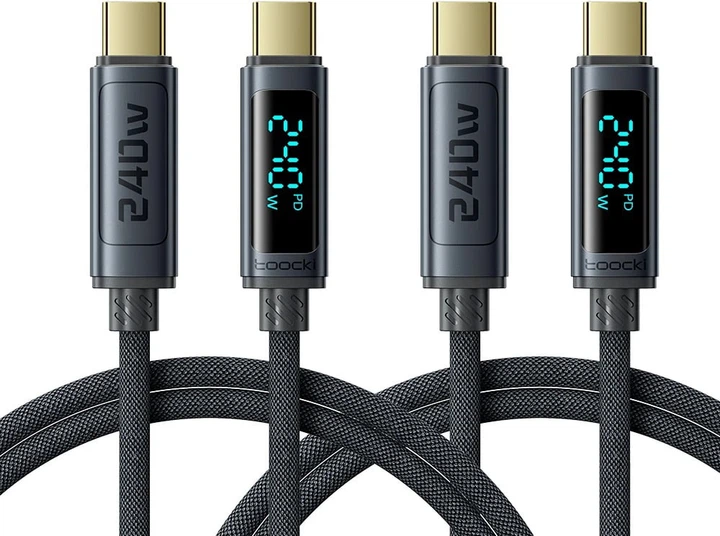 たくと Интерфейсные кабеля (комплект 1m+1m) Toocki TQ-X57С4 240W 480Mbps
