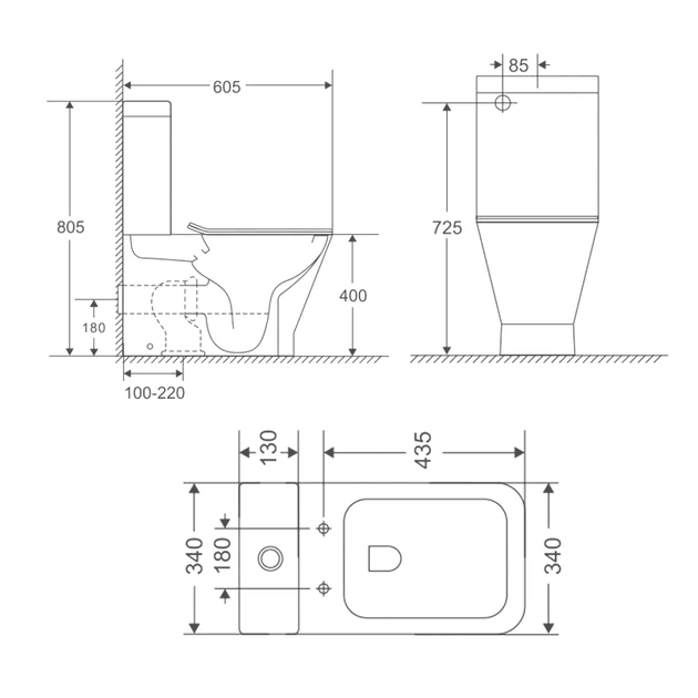 Унітаз компакт Qtap Cardinal Ultra Quiet безобідковий, з сидінням Soft close, білий (QT04222168AUQ3W) - Фото 2 Унітаз компакт Qtap Cardinal Ultra Quiet безобідковий, з сидінням Soft close, білий (QT04222168AUQ3W) - изображение 2
