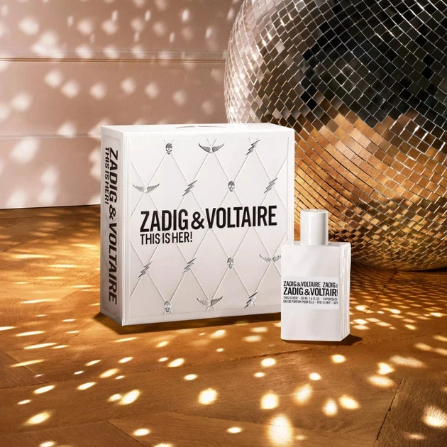 Zestaw prezentowy damski Zadig&Voltaire This is Her! Woda perfumowana 100 ml + Woda perfumowana 10 ml (3423222124304) - obraz 5
