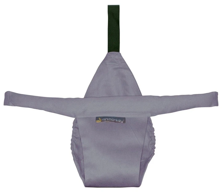 Uprząż Minimonkey Mini-Chair dla dziecka pasuje do wszystkich rodzajów krzeseł Szary (8718144963861) - obraz 1