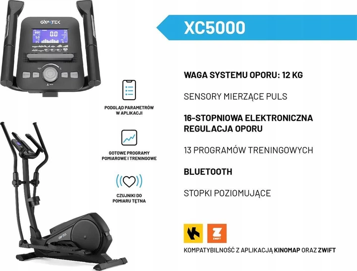 Орбітрек електромагнітний Gymtek XC5000 - изображение 8