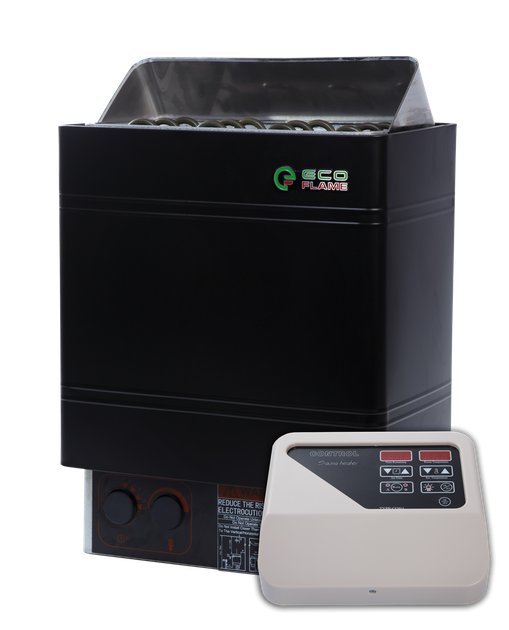 Електрокаменка EcoFlame AMC 60-D 6 кВт + пульт CON4 - Фото 1 Електрокаменка EcoFlame AMC 60-D 6 кВт + пульт CON4 - изображение 1