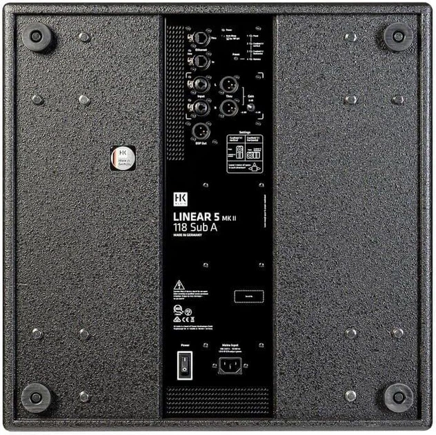 Сабвуфер HKAudio Linear 5 MKII 118 Sub A Black - Фото 2 Сабвуфер HKAudio Linear 5 MKII 118 Sub A Black - изображение 2