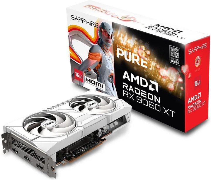 Відеокарта Sapphire Radeon RX 9060 XT Pure (11350-02) - зображення 2