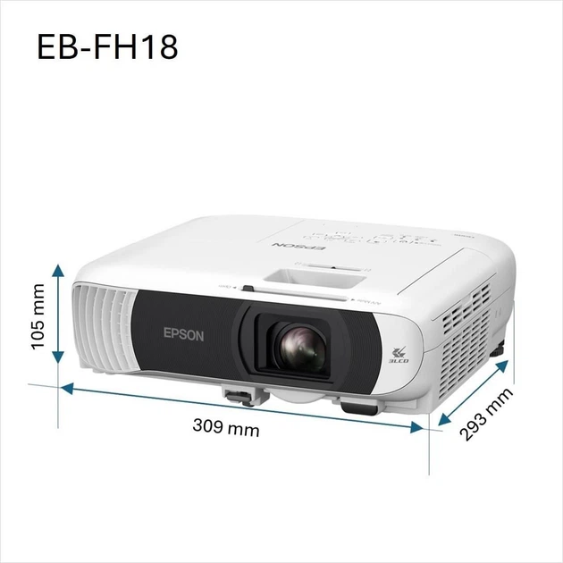 Мультимедійний проектор Epson EB-FH18 - зображення 3