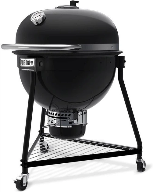 Гриль вугільний мобільний Weber Summit Kamado E6 / Black (18201004) - зображення 2