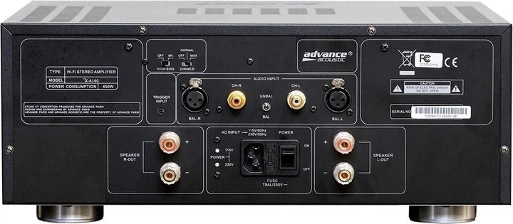 Підсилювач потужності Advance Acoustic X-A160 Black - изображение 2