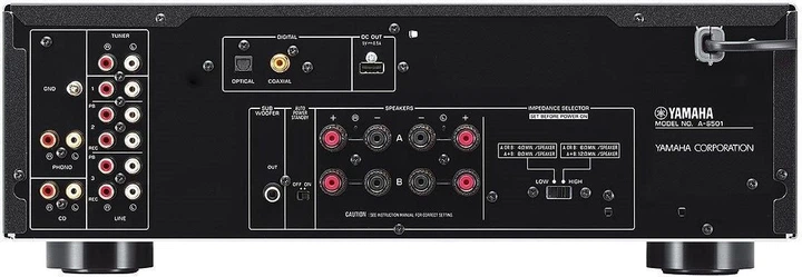 Інтегральний підсилювач Yamaha A-S301 Black - зображення 2