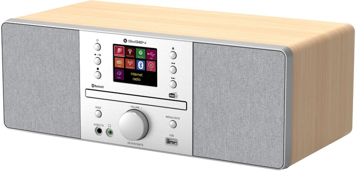 Радіоприймач Gogen IR 267 BT Dab Light Oak - зображення 5