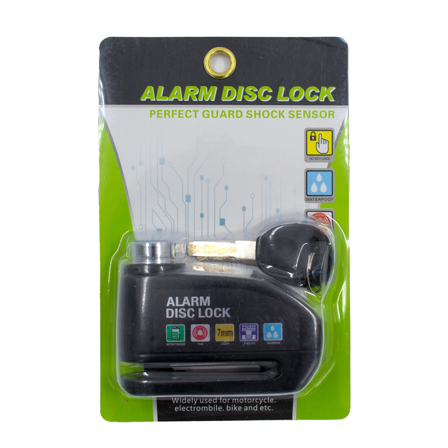 Замок на тормозной диск Alarm Disk Lock c сигнализация Benggud для электросамоката/велосипеда/мотоцикла - изображение 5