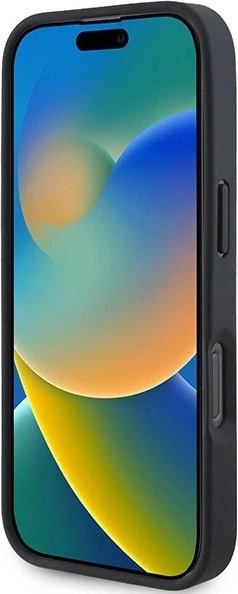 Etui plecki BMW Signature Leather Diamond Metal Logo MagSafe do Apple iPhone 16 Pro Max Black (BMHMP16X23RDDK) - obraz 5