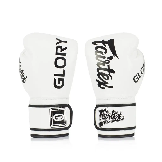 Рукавички боксерські з бинтами Fairtex BGVG1 розмір 14 унцій, білі - изображение 2