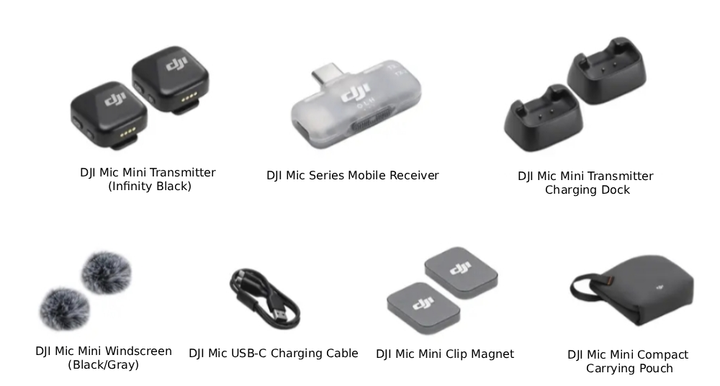 Микрофонная радиосистема DJI Mic Mini Mobile Version (2 TX + 1
