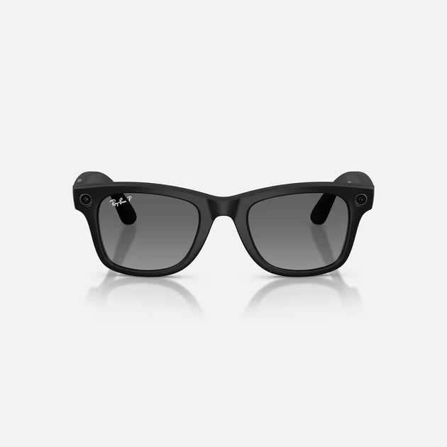 Смарт-очки Ray-Ban Meta Wayfarer Gen 2 Matte Black/Polar Gradient Graphite L-XL (RW4012 601ST353) - Фото 2 Смарт-очки Ray-Ban Meta Wayfarer Gen 2 Matte Black/Polar Gradient Graphite L-XL (RW4012 601ST353) - изображение 2