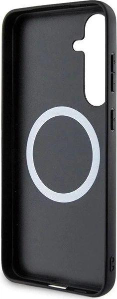 Etui plecki BMW Carbon Tricolor Line MagSafe do Samsung Galaxy S24 Black (BMHMS24S23PUDTK) - obraz 7