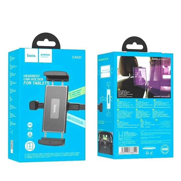 Держатель HOCO Prospering headrest car holder for tablets CA121 |4.7-10.5"| - Фото 2 Держатель HOCO Prospering headrest car holder for tablets CA121 |4.7-10.5"| - изображение 2