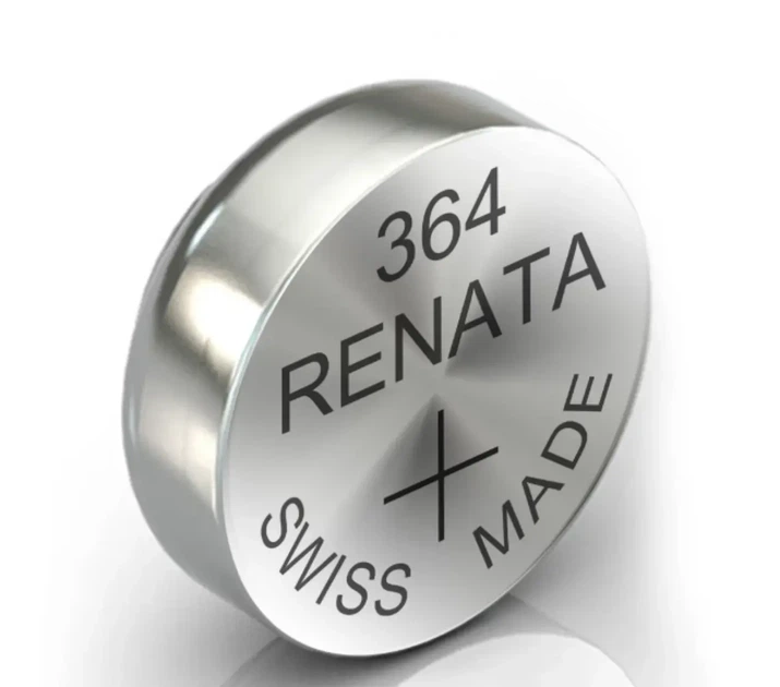 Батарейка SR621SW (364) Renata 1,55V silver oxide (1 бат.) - Фото 1 Батарейка SR621SW (364) Renata 1,55V silver oxide (1 бат.) - изображение 1