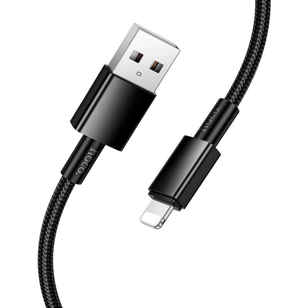Кабель HOCO Lightning Energy charging data cable X119 | 1m, 2.4A | - Фото 2 Кабель HOCO Lightning Energy charging data cable X119 | 1m, 2.4A | - зображення 2
