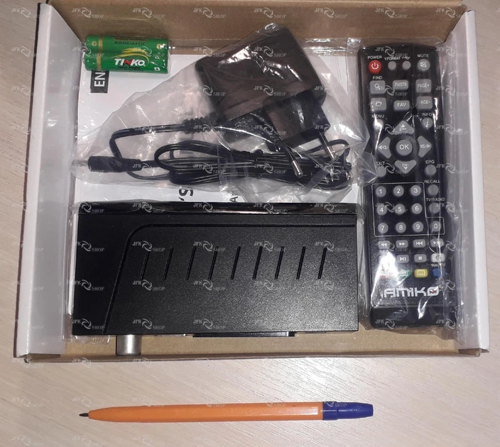 комплект T2 приемник +антенна с усилителем | Amiko T60 DVB-T2 + EUROSKY | усилитель (5V, 23db) + кабель 10 метров. LED дисплей, кнопки управления на передней панели, SCART, HDMI, USB - Фото 12 комплект T2 приемник +антенна с усилителем | Amiko T60 DVB-T2 + EUROSKY | усилитель (5V, 23db) + кабель 10 метров. LED дисплей, кнопки управления на передней панели, SCART, HDMI, USB - изображение 12