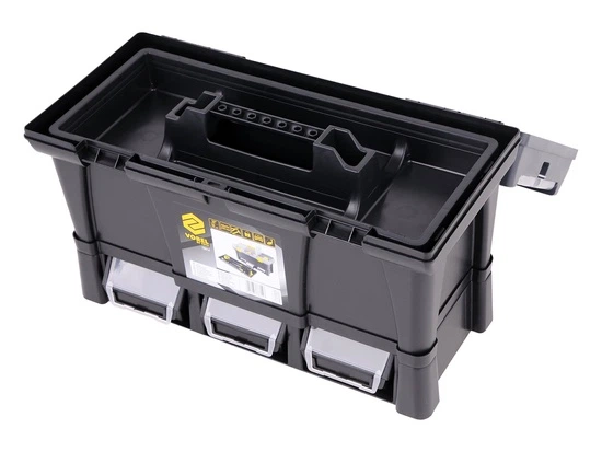 Ящик для інструменту з модулем на 3 контейнери Vorel 78814 (5906083788147) - зображення 7