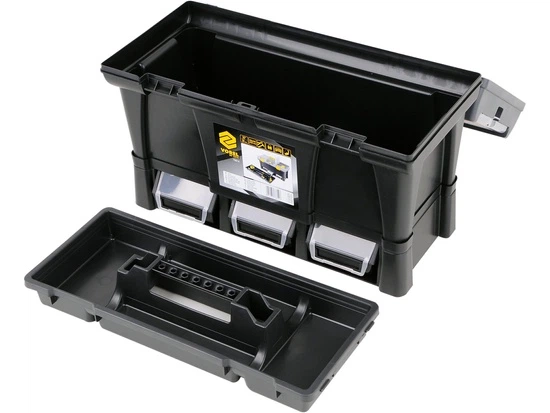 Ящик для інструменту з модулем на 3 контейнери Vorel 78814 (5906083788147) - зображення 8