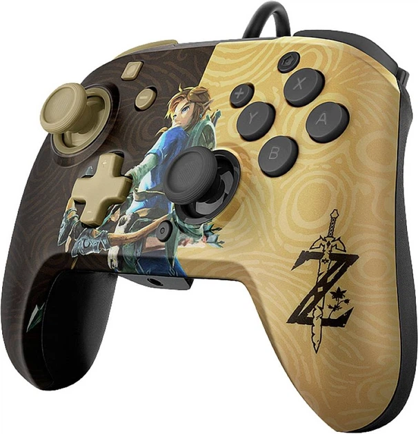 Контролер PDP Nintendo Switch Faceoff Deluxe+ Audio Wired Controller Zelda (500-134-EU-C6LI-1) - зображення 3