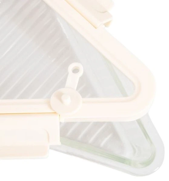 Pojemnik na żywność Homla Negozio szklany trójkątny 0.75 l (5906496746550) - obraz 2