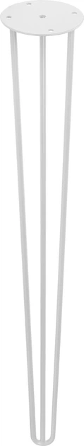 Noga do stołu Rei 70 x 8 cm Biała (2-951.710.01(S)) - obraz 1