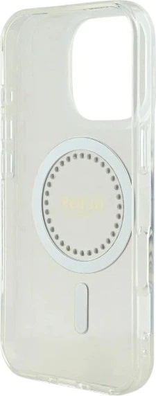 Etui Guess IML Rhinestones MagSafe do Apple iPhone 16 Pro Max White (GUHMP16XPFTDTEH) - obraz 7