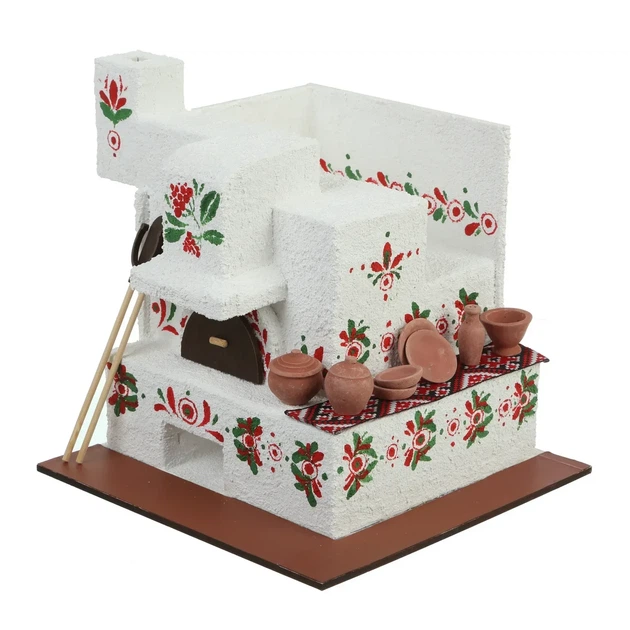 Керамічний конструктор з міні-цеглинок Ukrainian stove. Українська піч - изображение 2