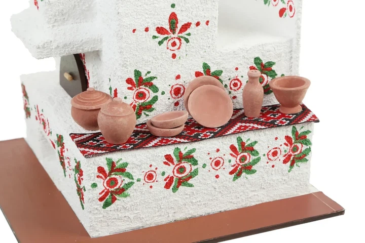 Керамічний конструктор з міні-цеглинок Ukrainian stove. Українська піч - изображение 4