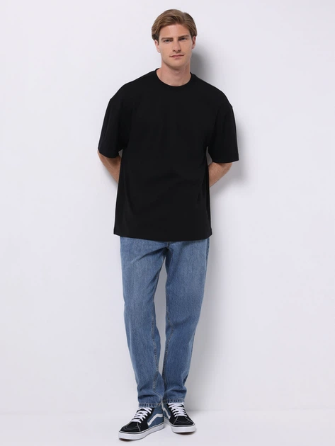 Футболка хлопковая длинная мужская Colin's CL1076602BLK L Black (8684112846910) - Фото 3 Футболка хлопковая длинная мужская Colin's CL1076602BLK L Black (8684112846910) - изображение 3