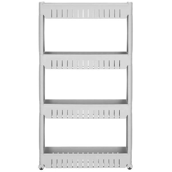 Полиця для ванної кімнати Springos HA1014 з 4 шухлядами на колесах, Сірий (5907719407814) - зображення 2